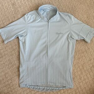 Rapha cycling jersey size xs light blue